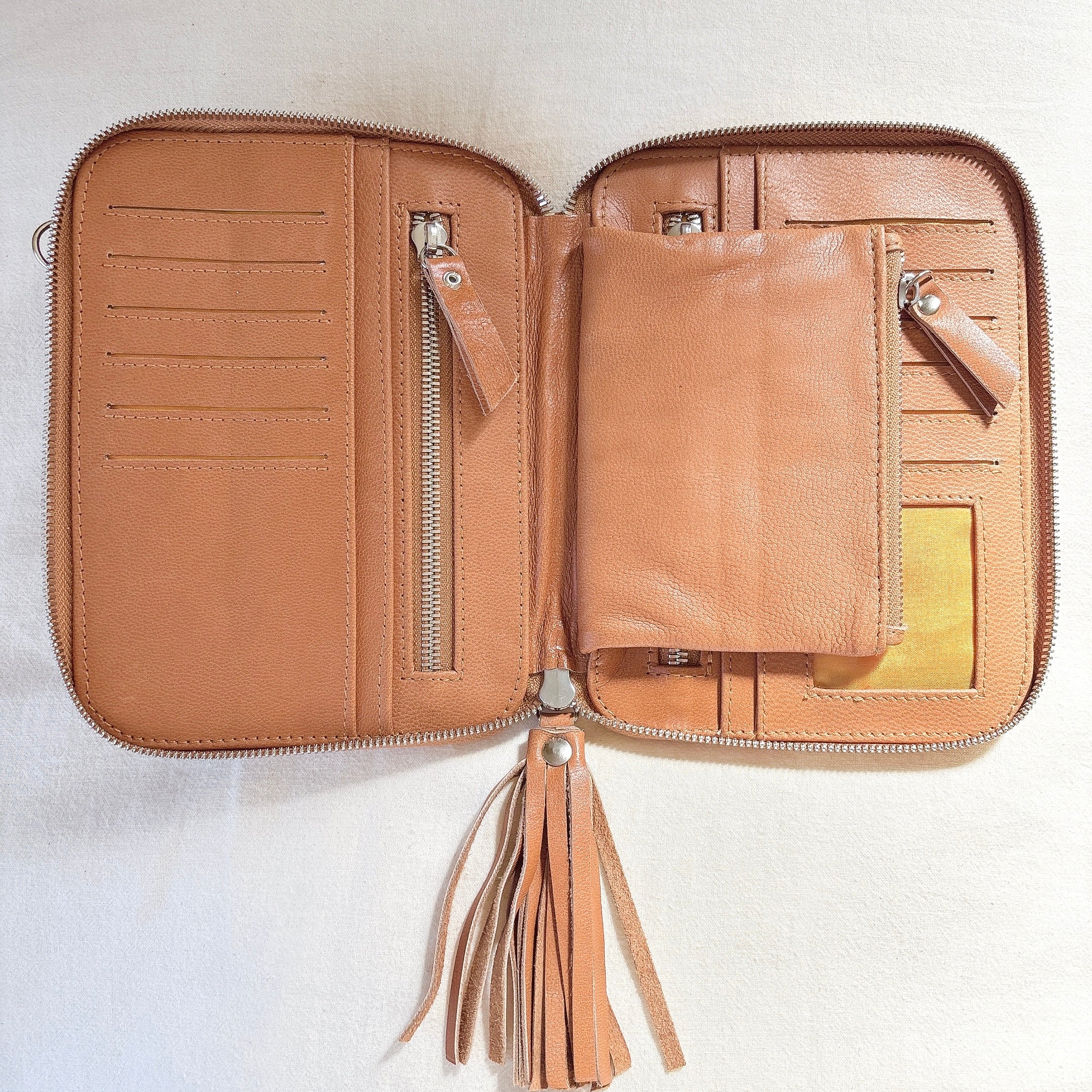 [即納可]2way shell leather multiple bag