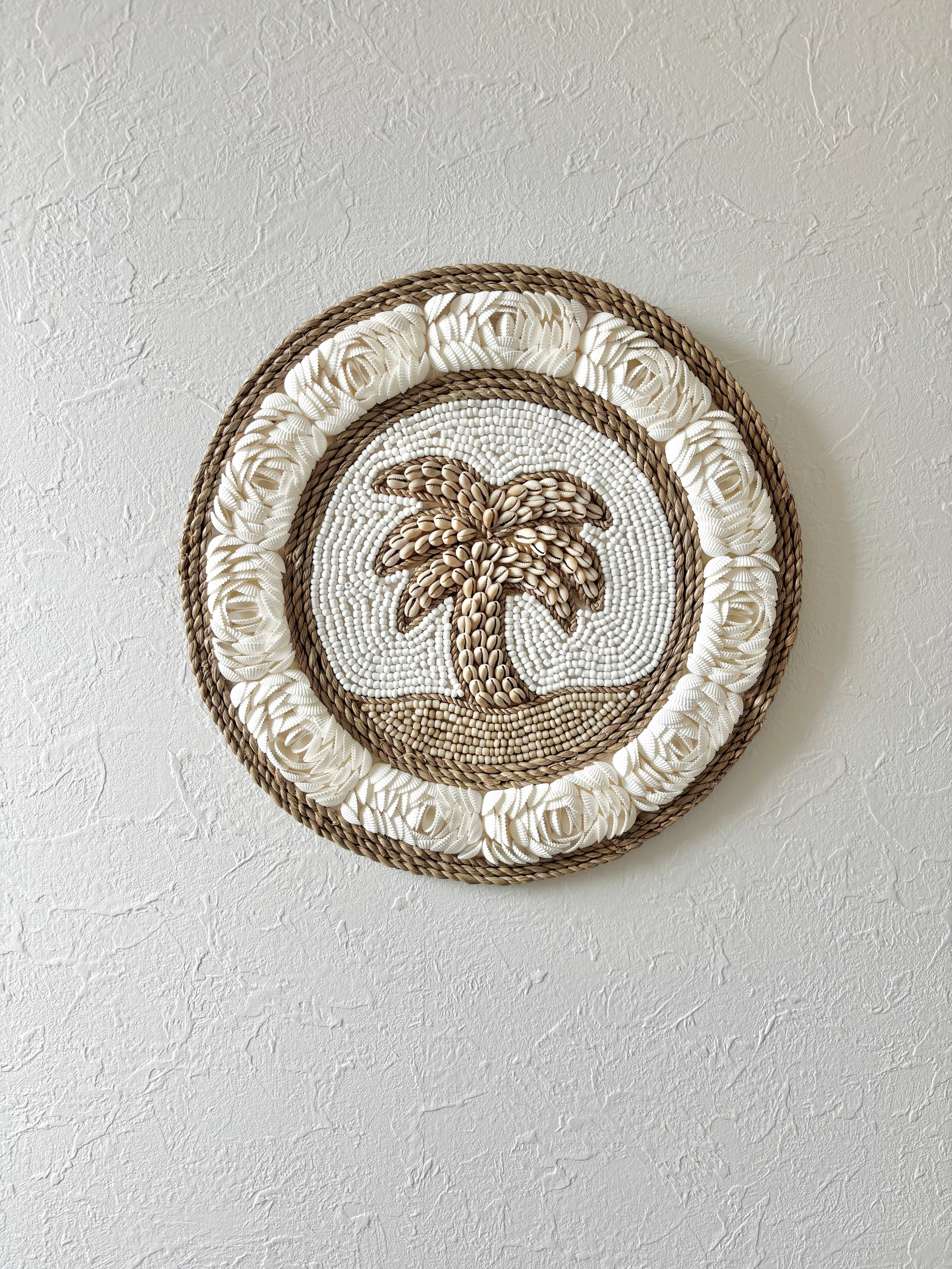 coastal palm wall decor