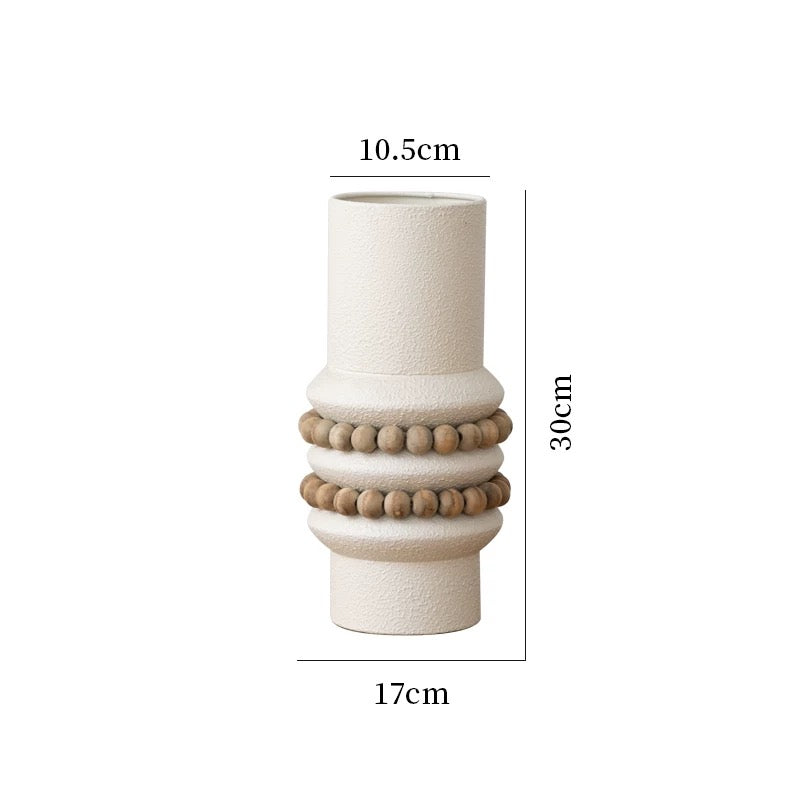 freya beaded vase
