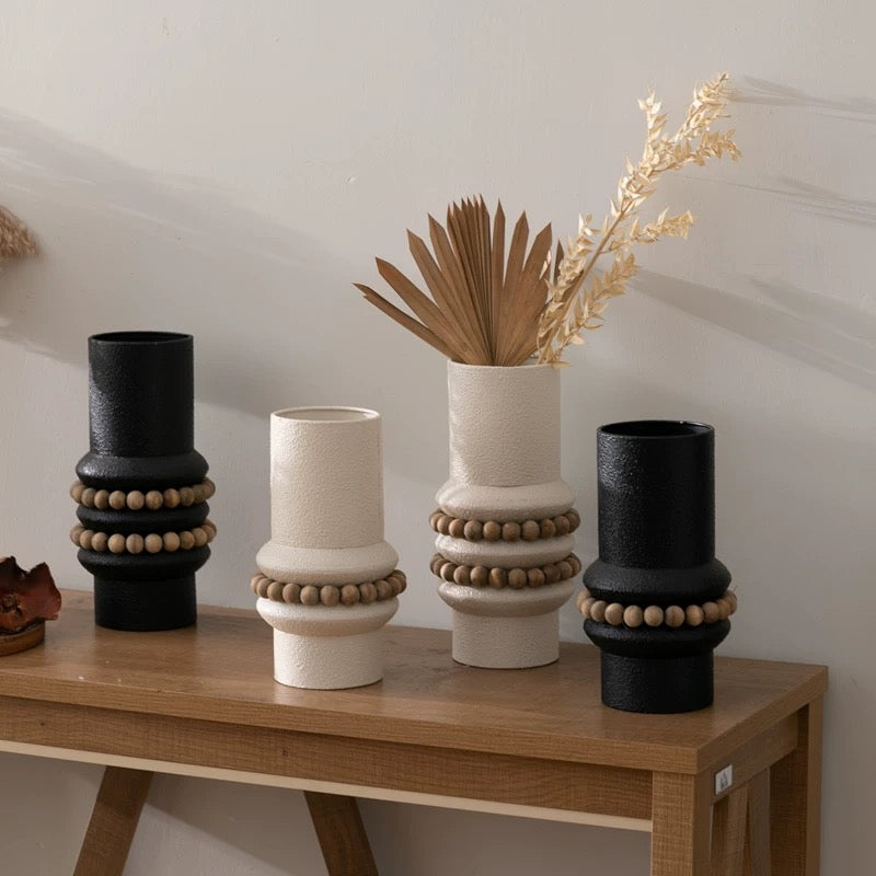 freya beaded vase