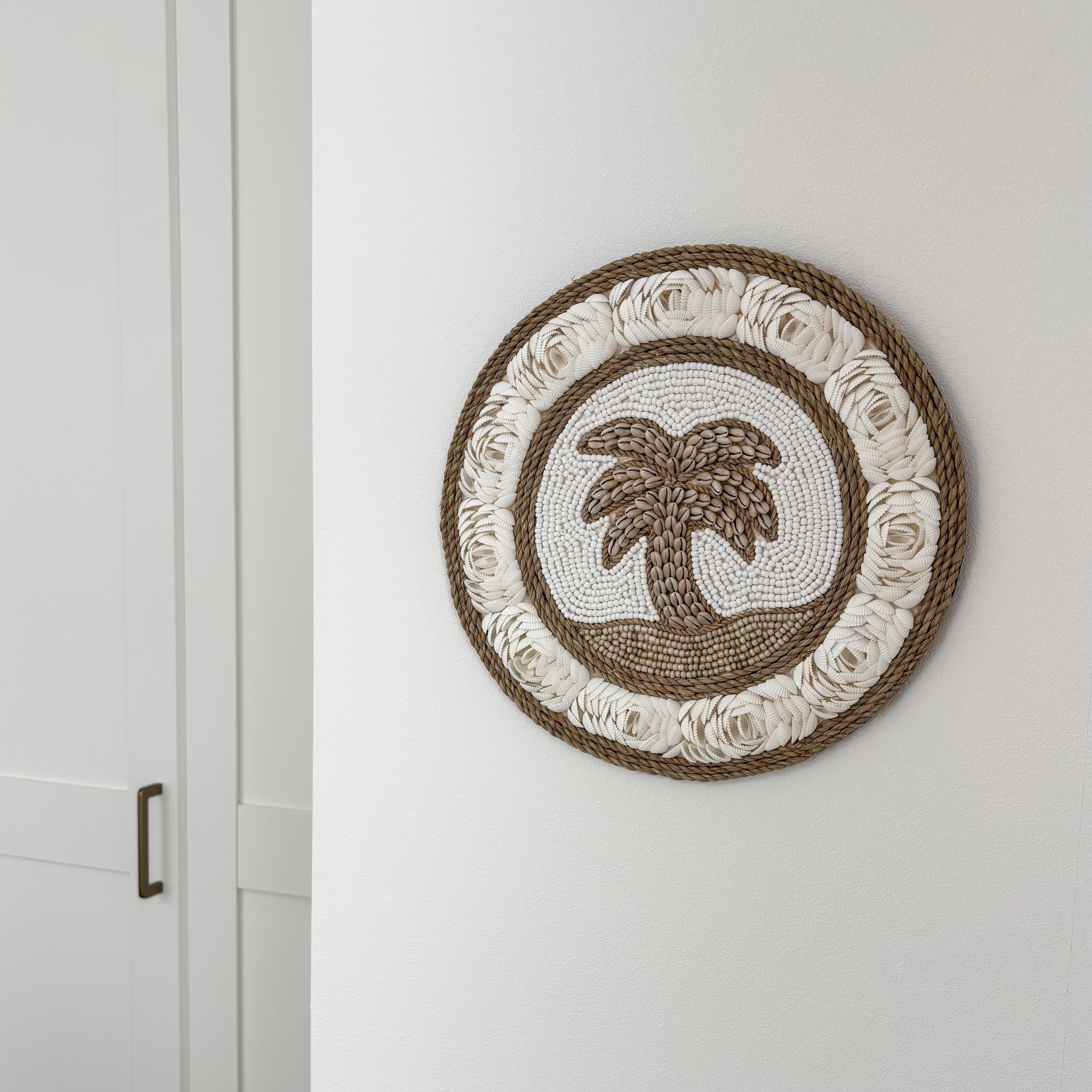 coastal palm wall decor