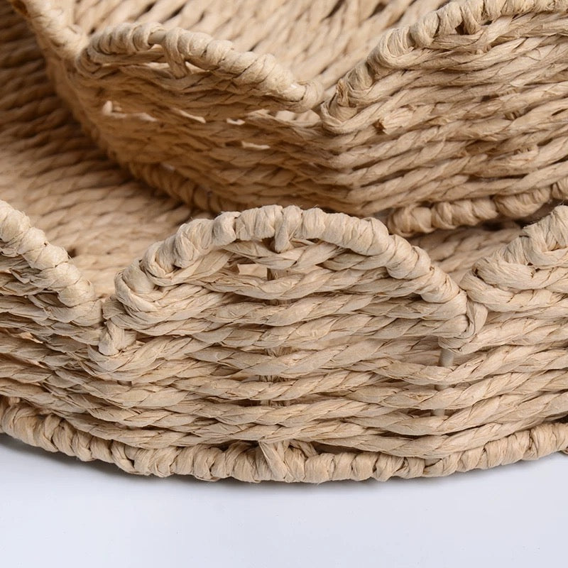 paper rope rim tray