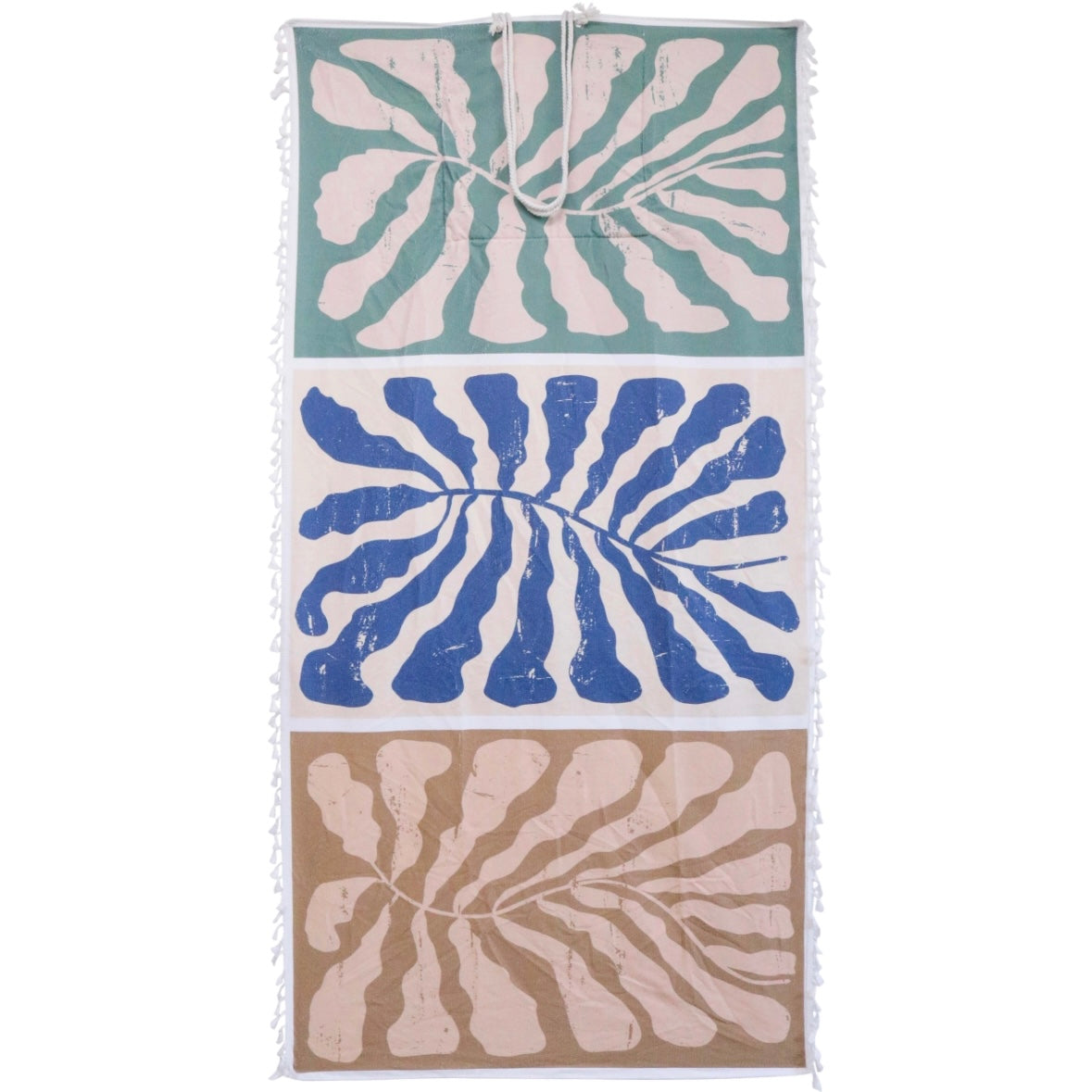 beach towel in bag trio