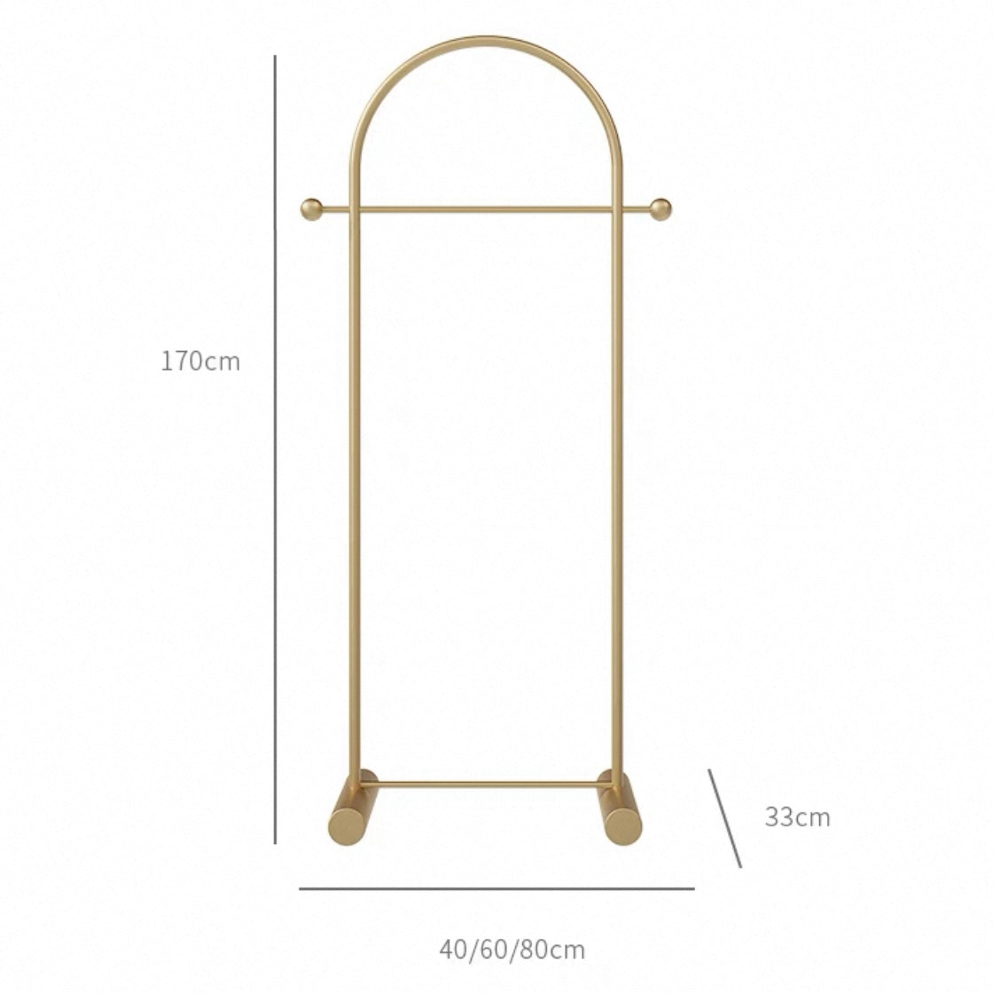 arch iron simple rack