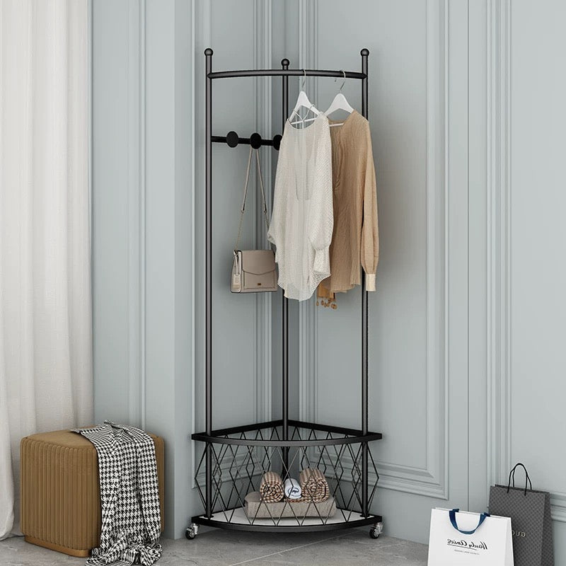 luxe iron coat rack