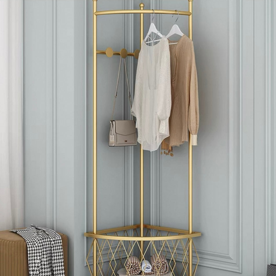 luxe iron coat rack