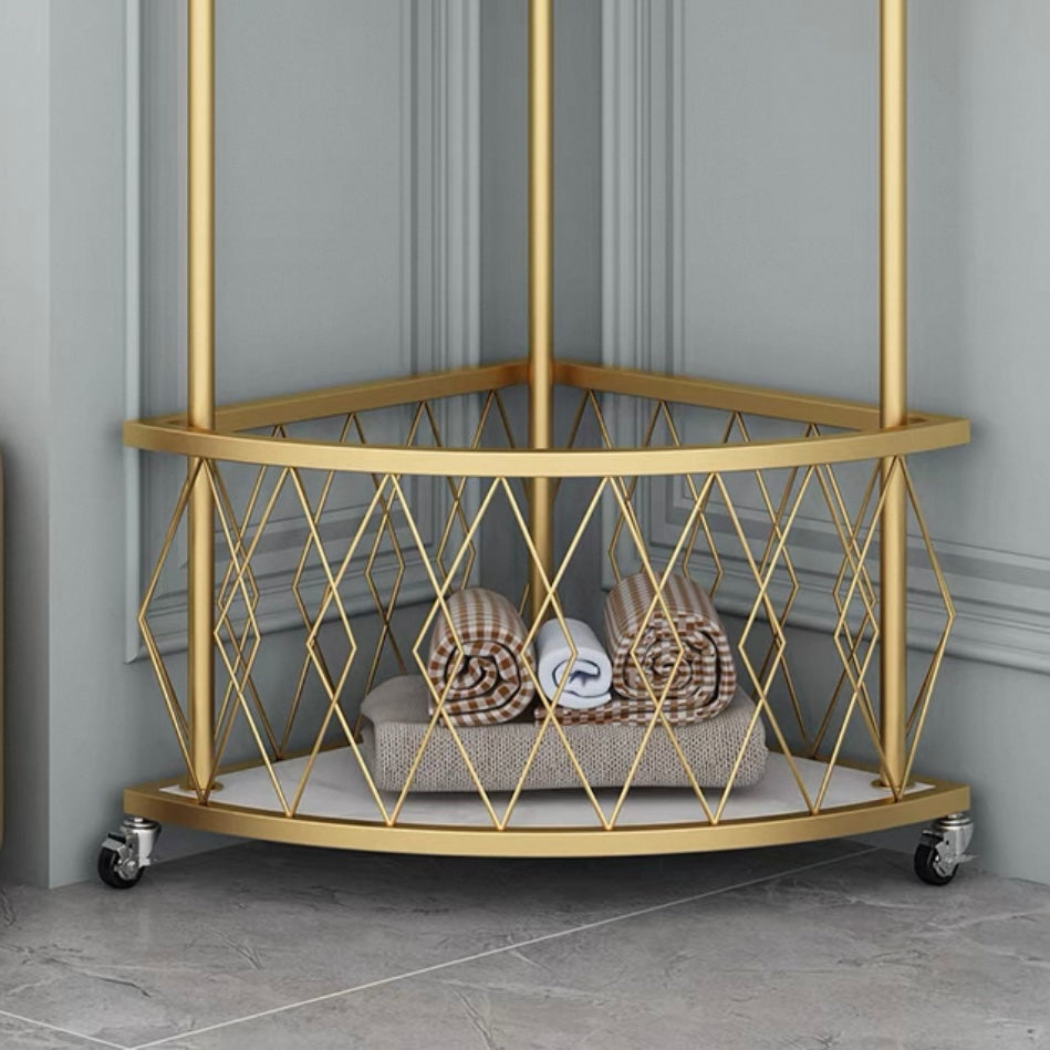 luxe iron coat rack