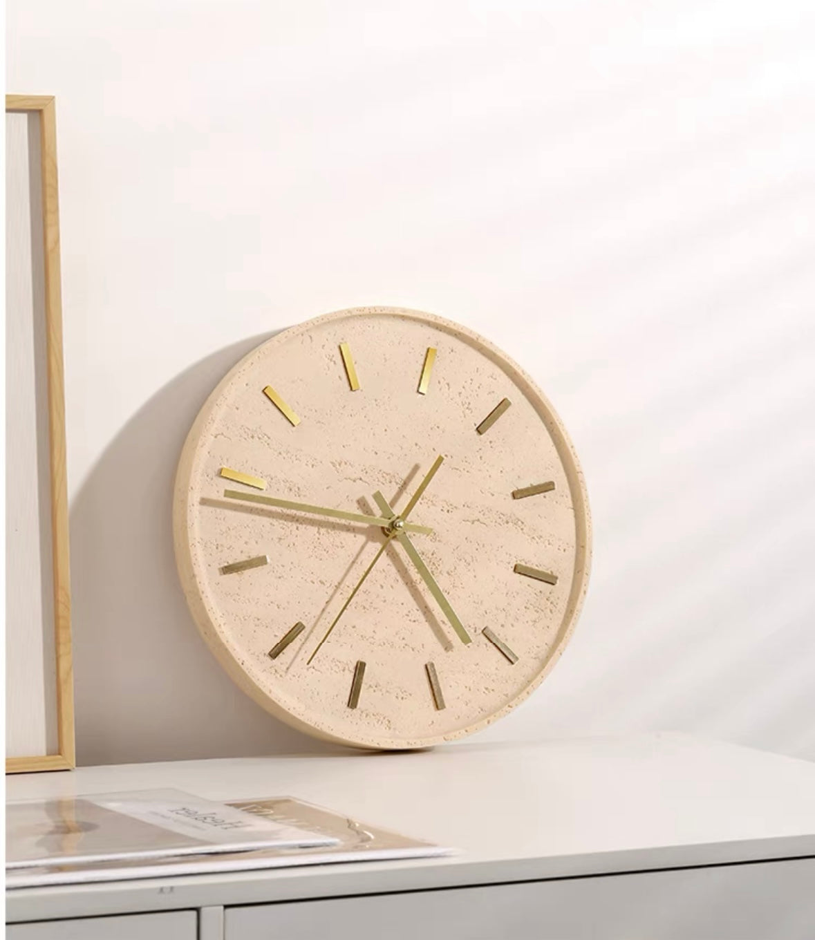 sandstone luxur clock