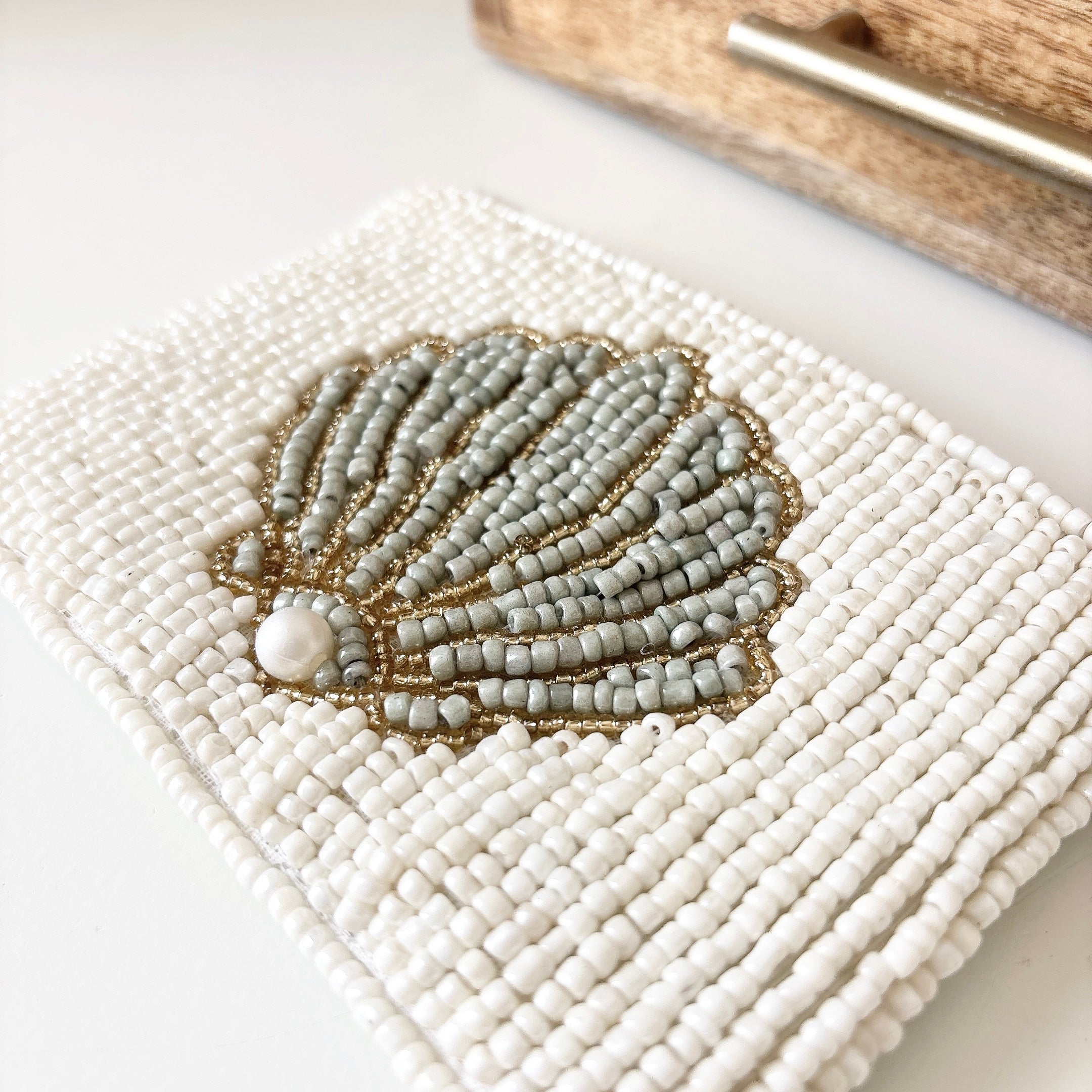 【即納可】venus beaded pouch