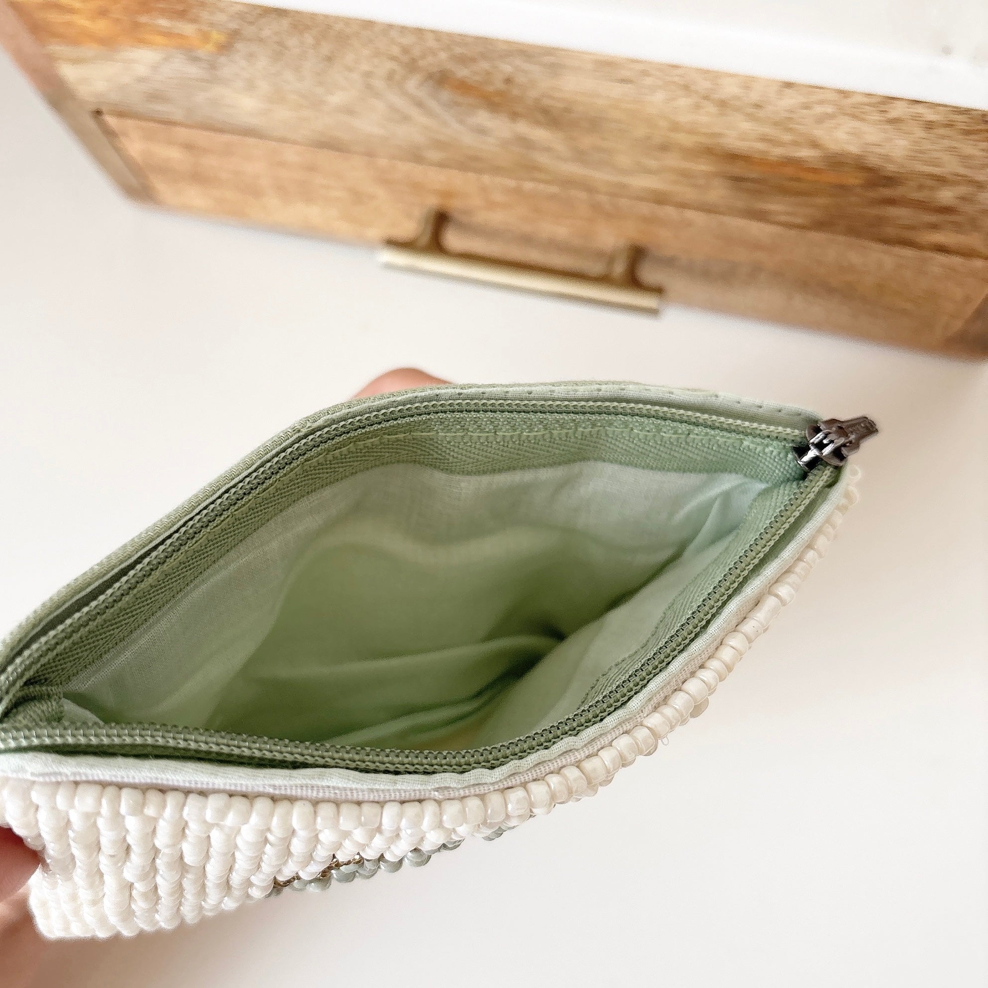 【即納可】venus beaded pouch