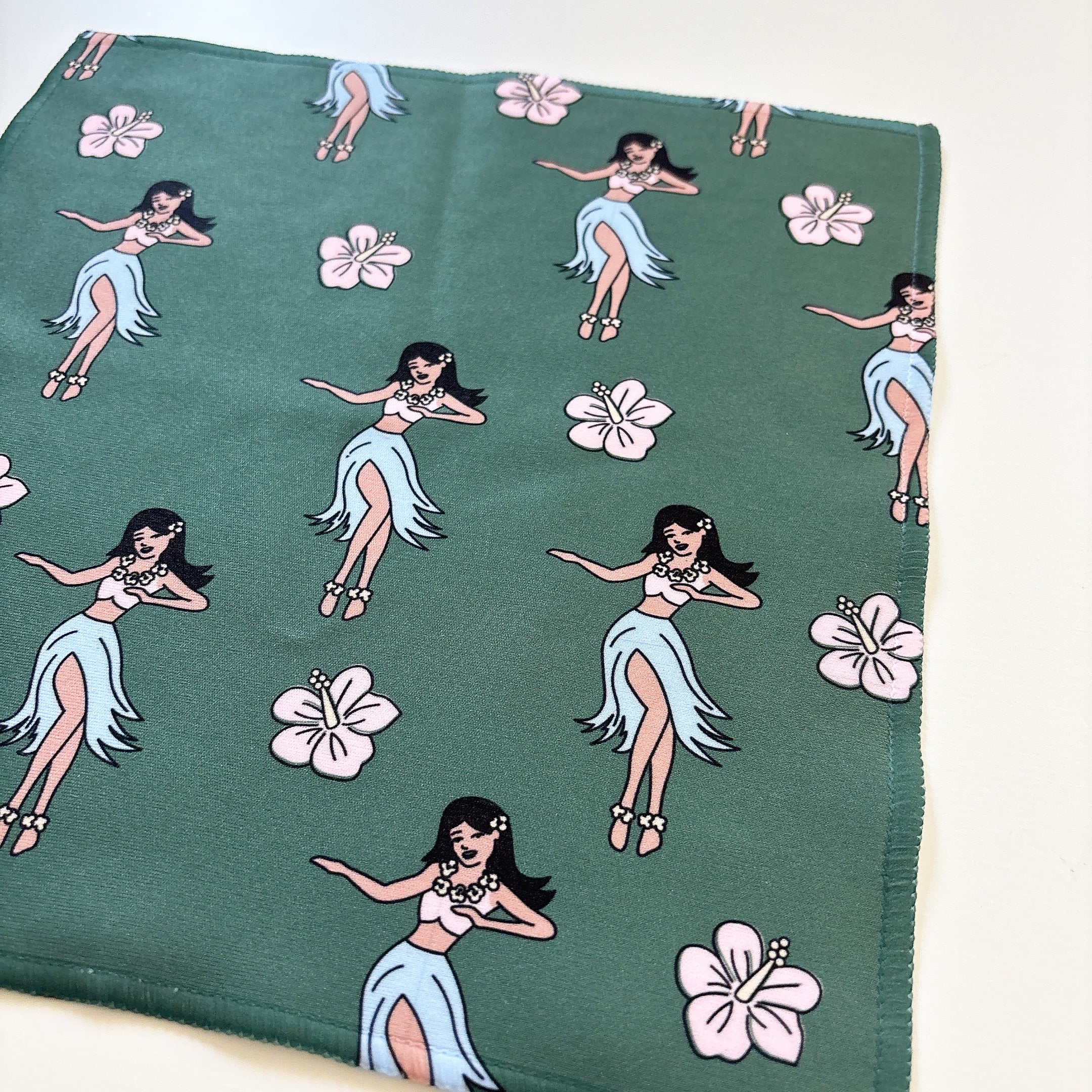 hula girls hand towel