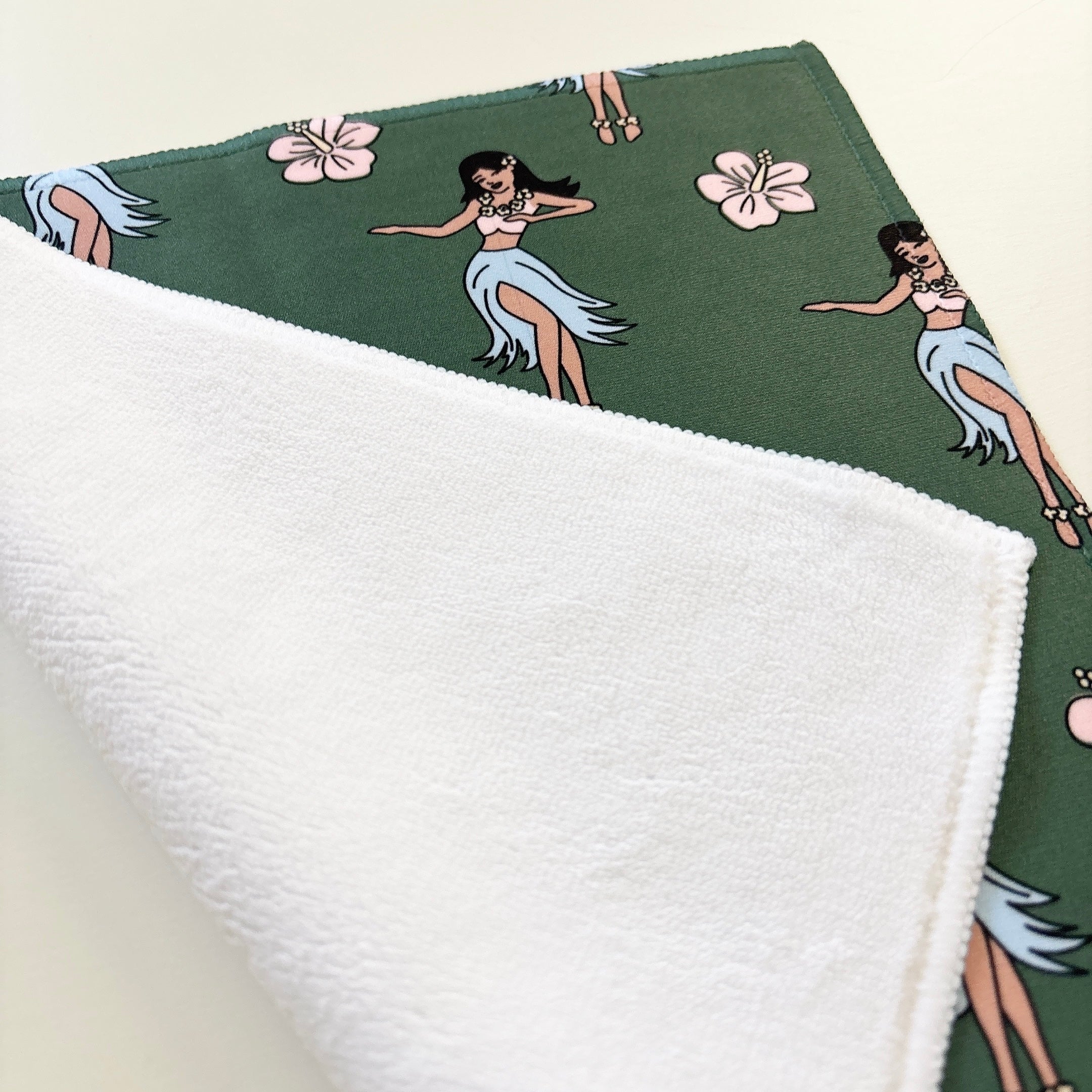 hula girls hand towel