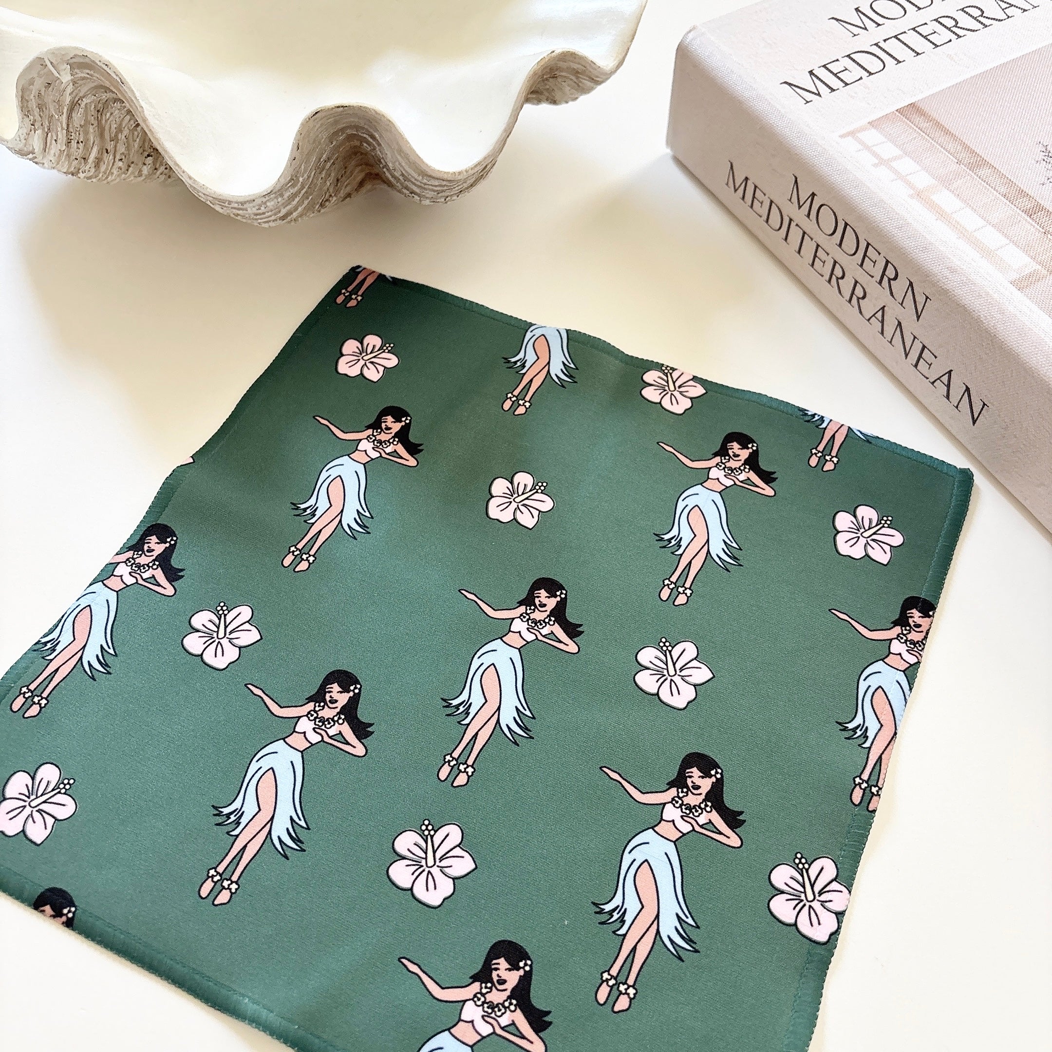 hula girls hand towel