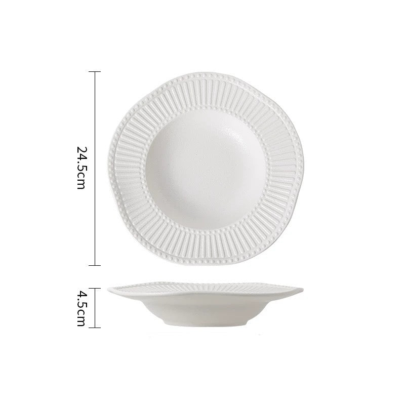 classic wavy plate