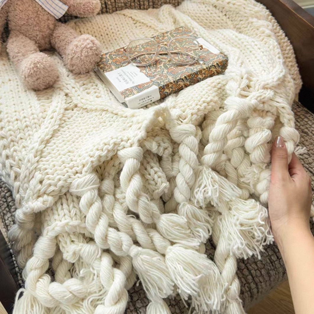 braided chunky blanket