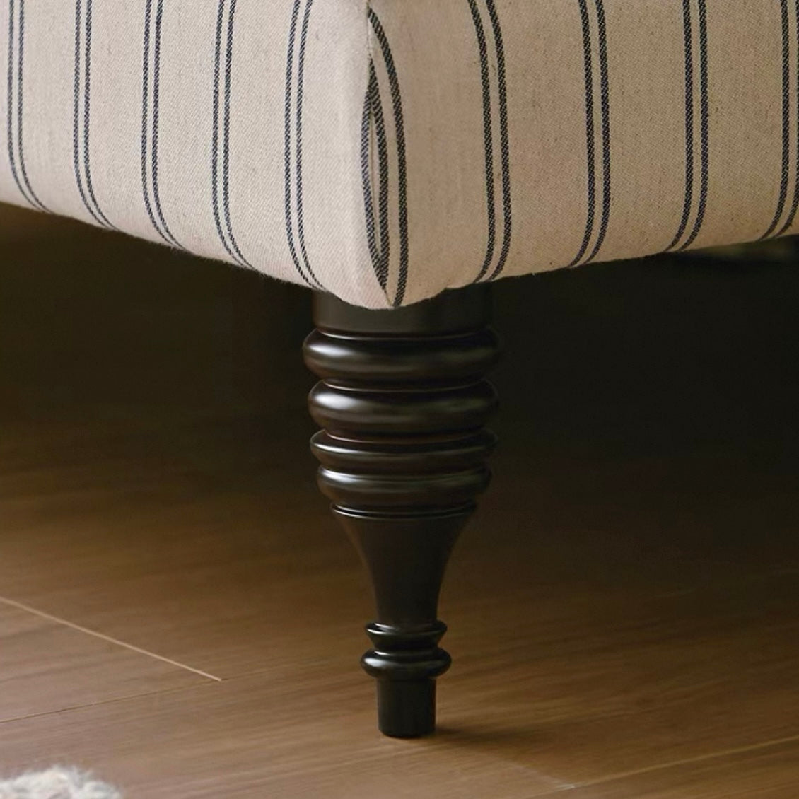 striped classic sofa