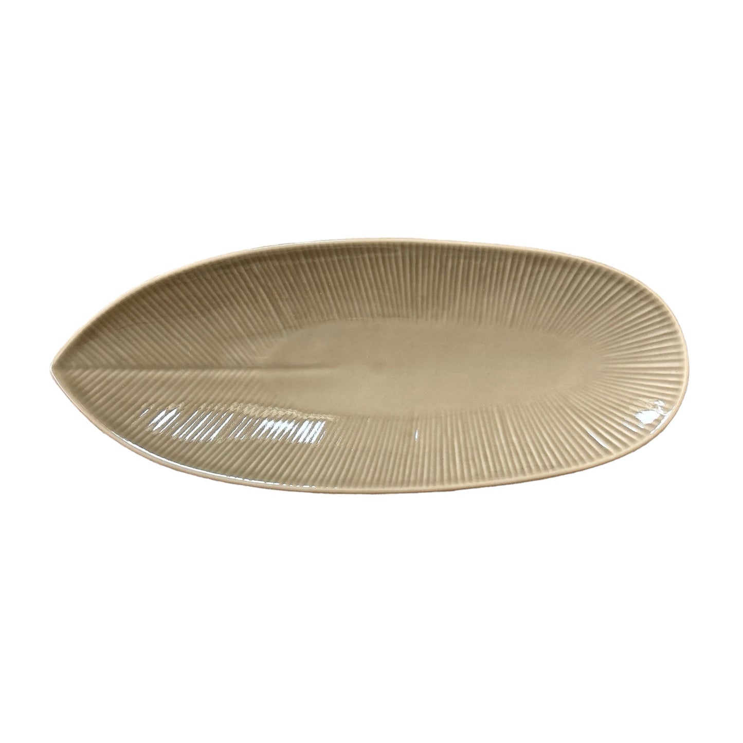 natural more beige plate