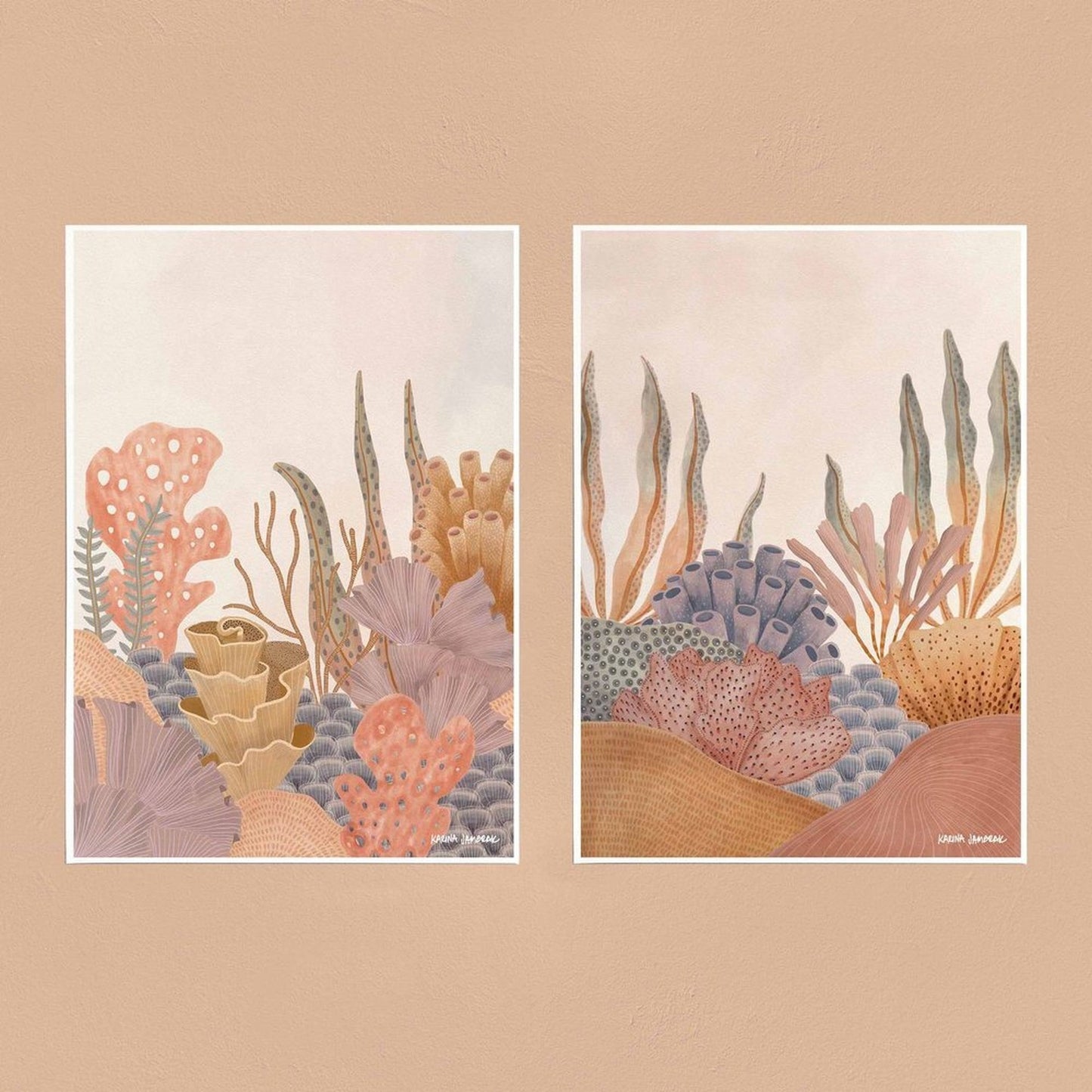 【sale】【karina jambrak art】pastel reef Ⅰ
