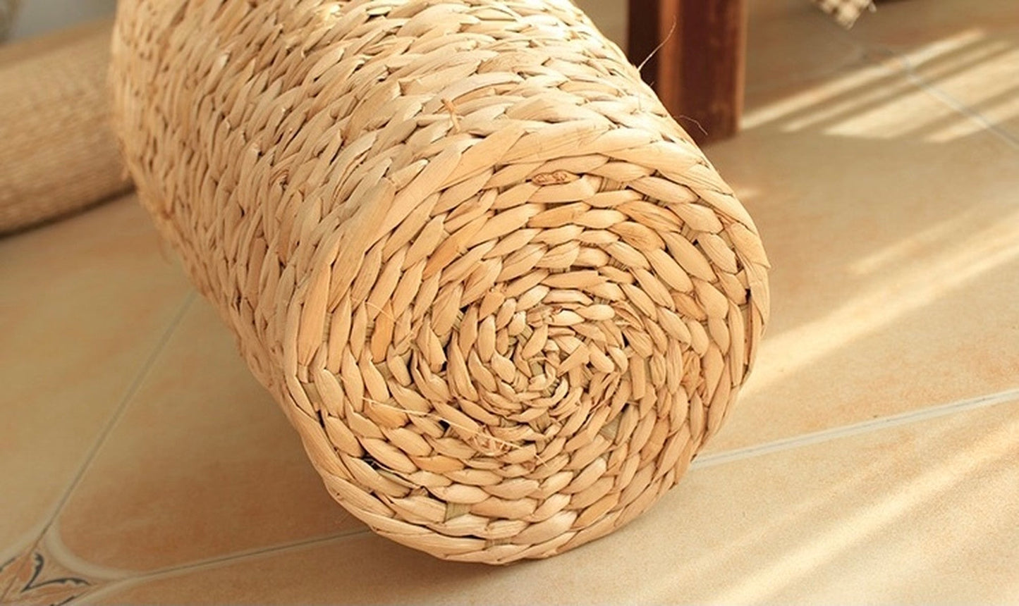 big wicker flower vase