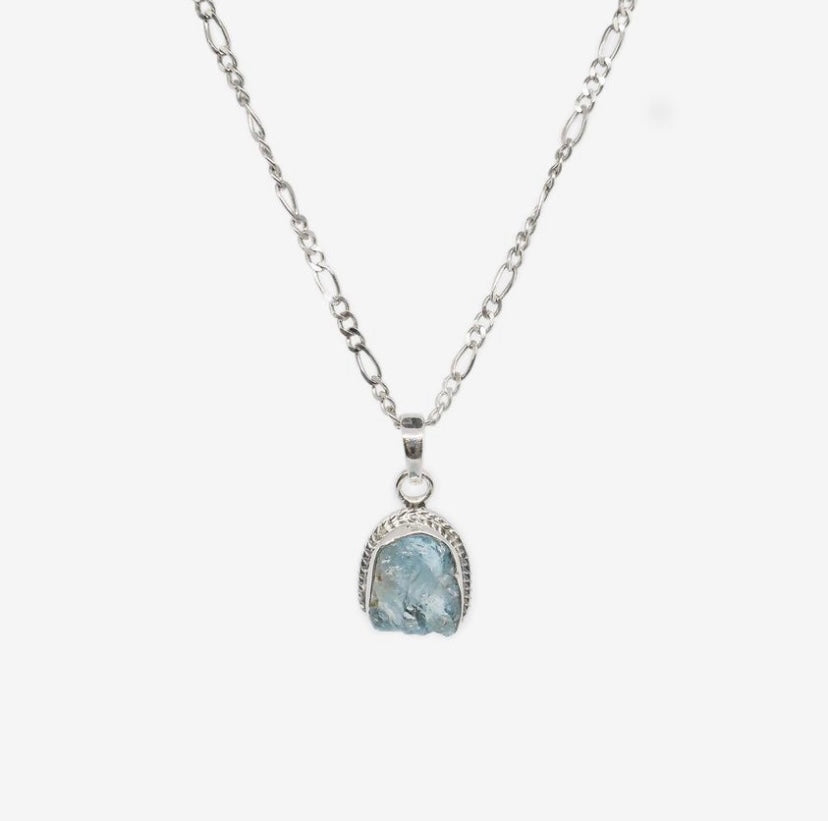 mermaid aquamarine necklace