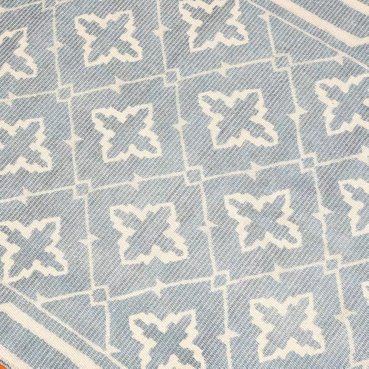 arabian  fringe blue mat