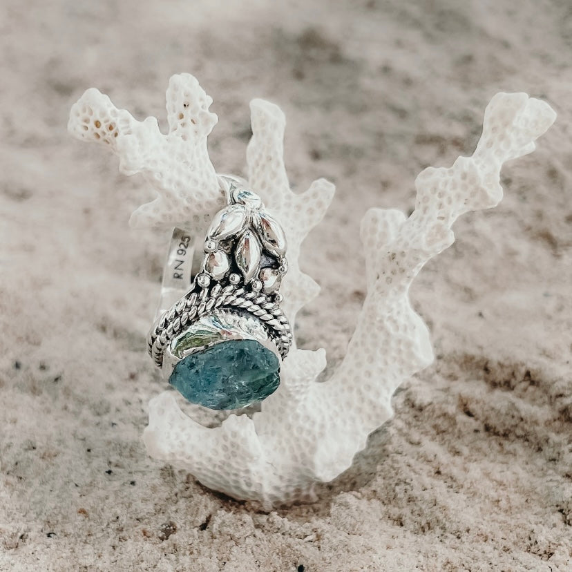 mermaid aquamarine ring