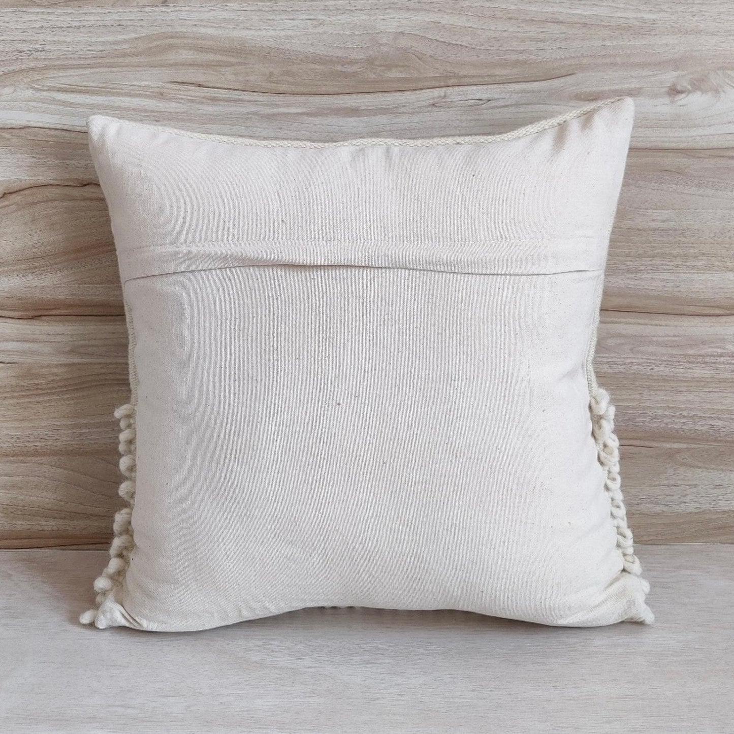 decorative loops handloom cushion cover