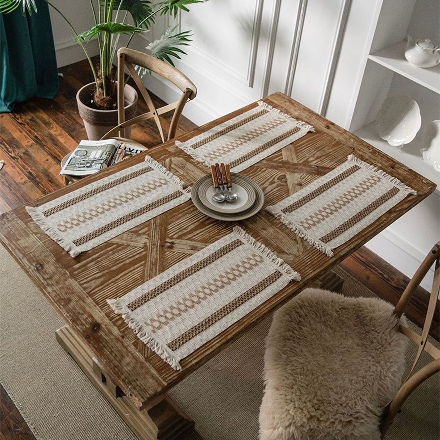 milo fringe place mat