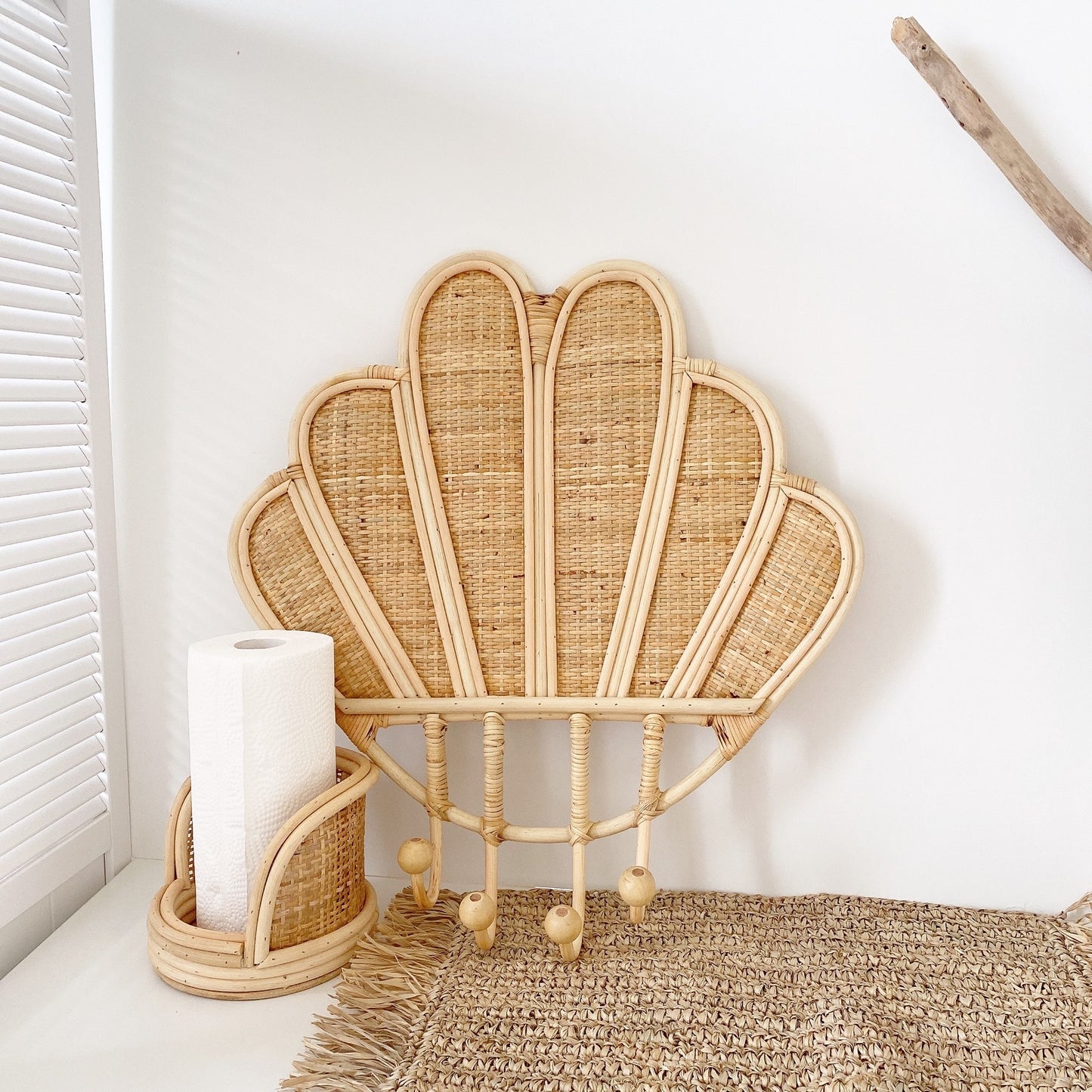 rattan tissue holder