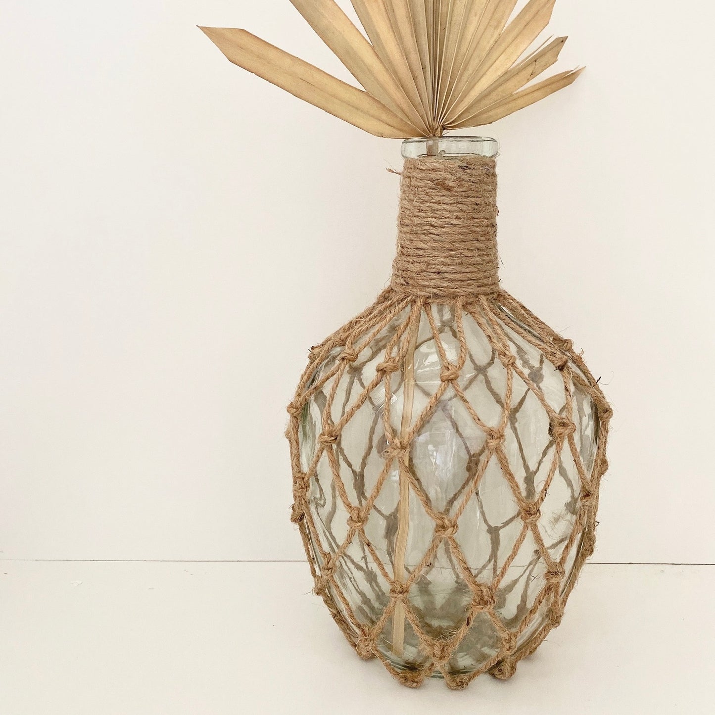 jute grass flower vase