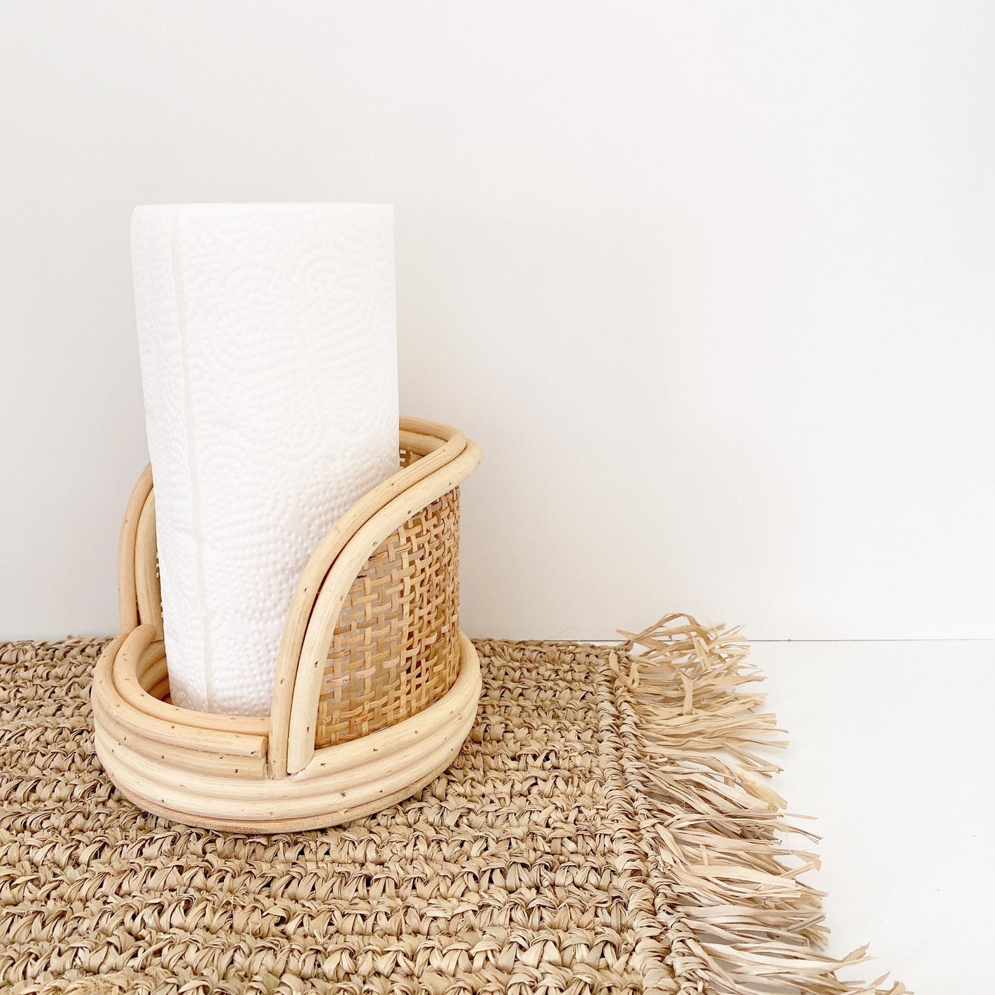 rattan tissue holder