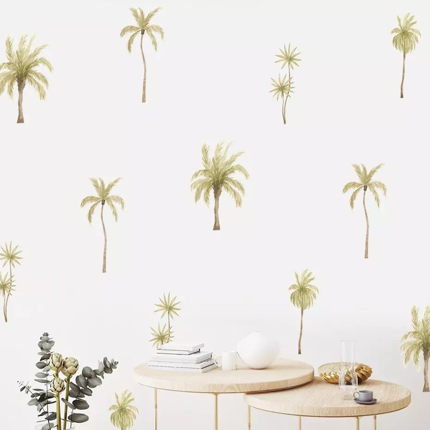 palm tree removable wall sticker