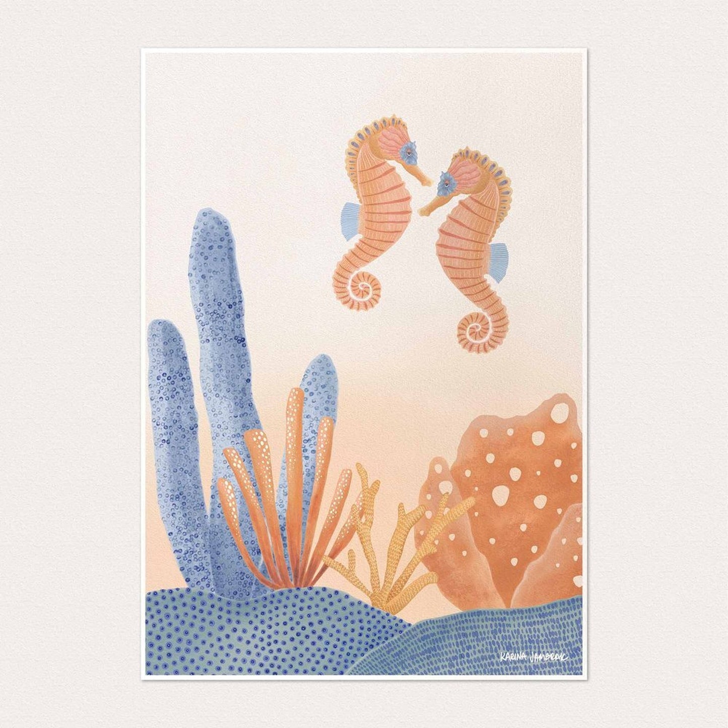 【karina jambrak art】seahorse duo