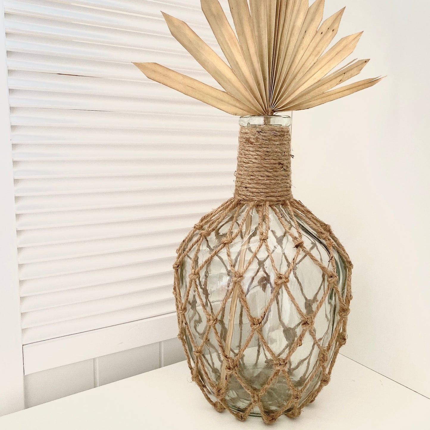 jute grass flower vase