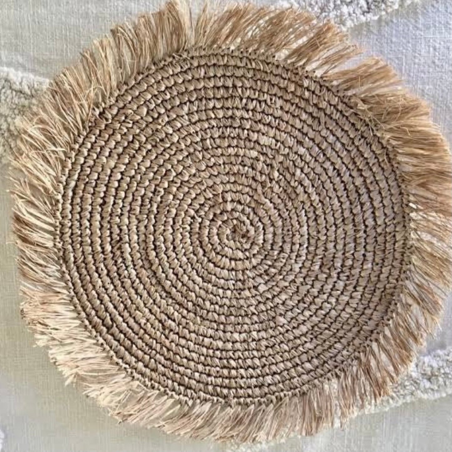 raffia place mat