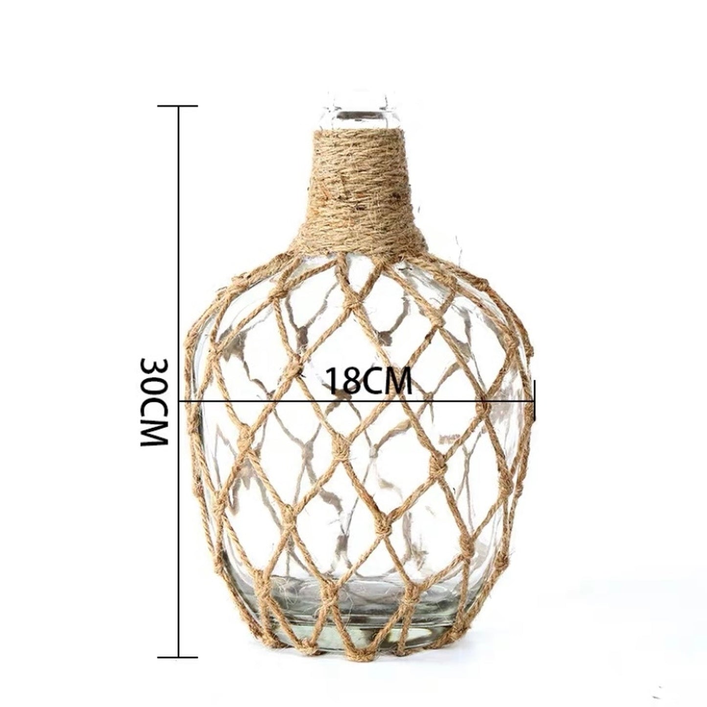 jute grass flower vase