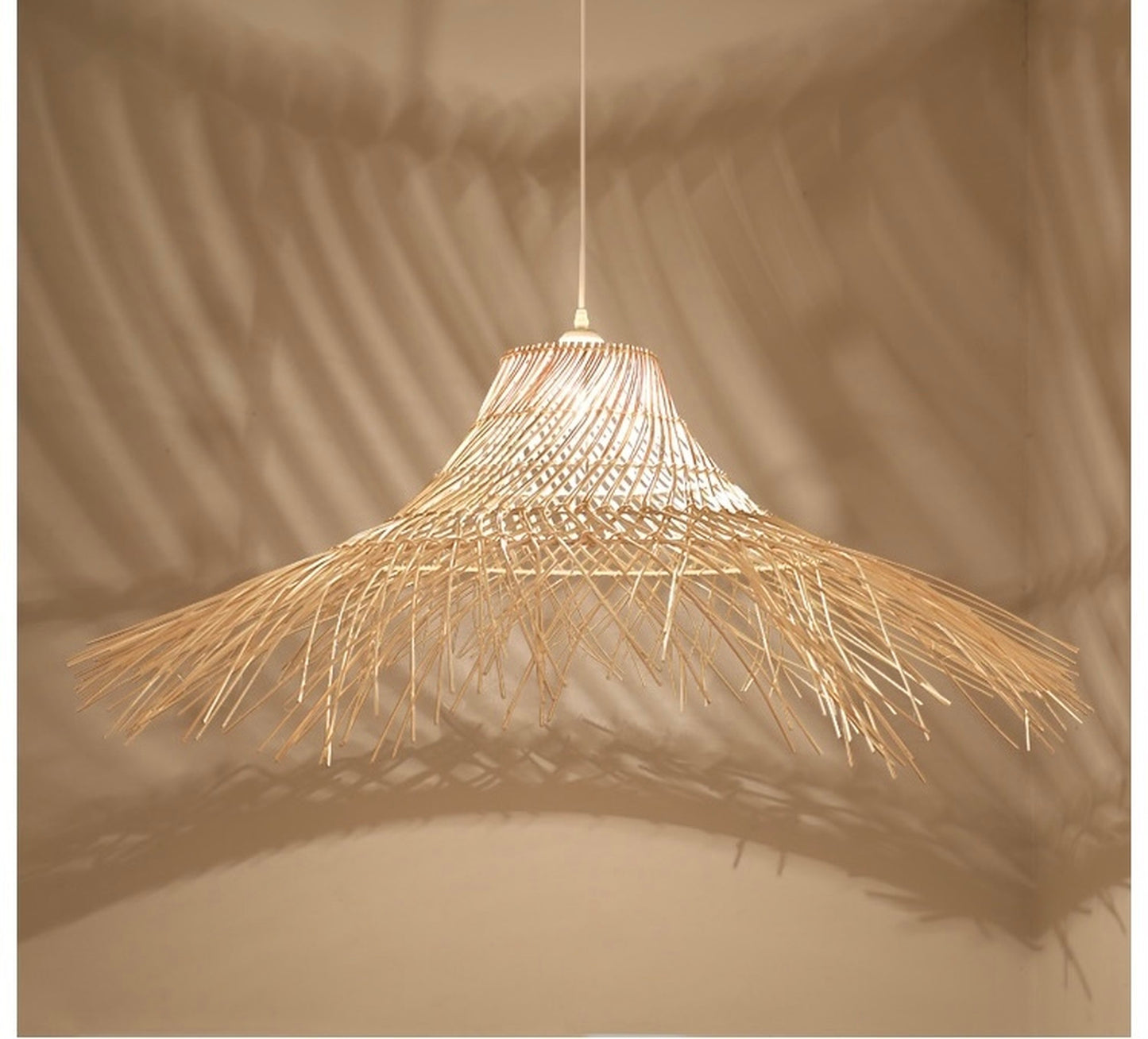 rattan pendant shade