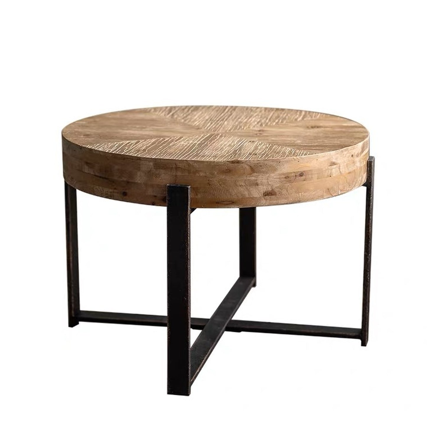 basic wood iron table