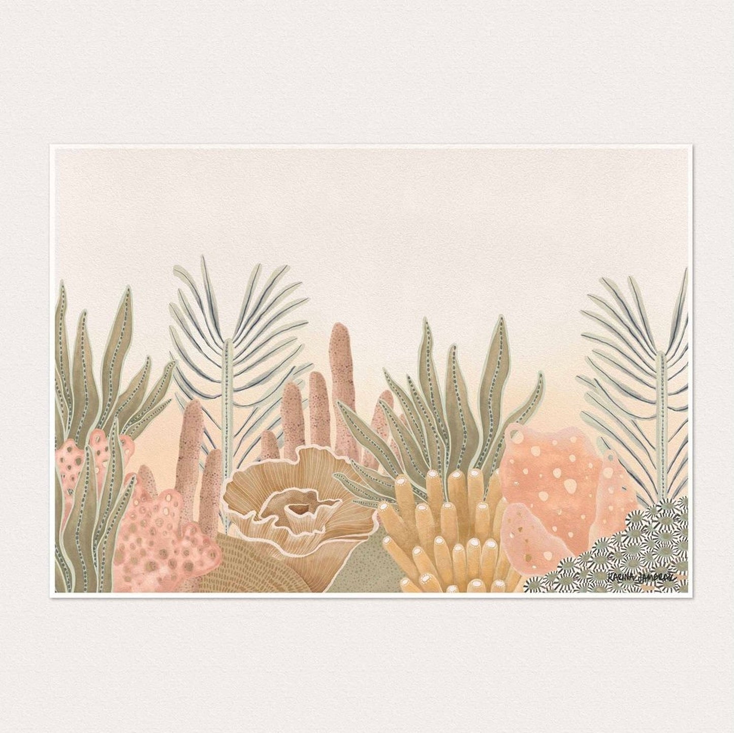 【karina jambrak】garden reef seascape ( landscape format)