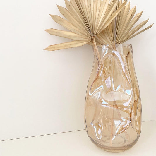 champagne flower vase