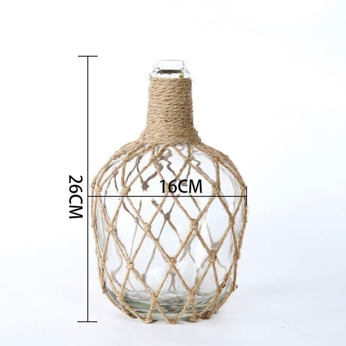 jute grass flower vase