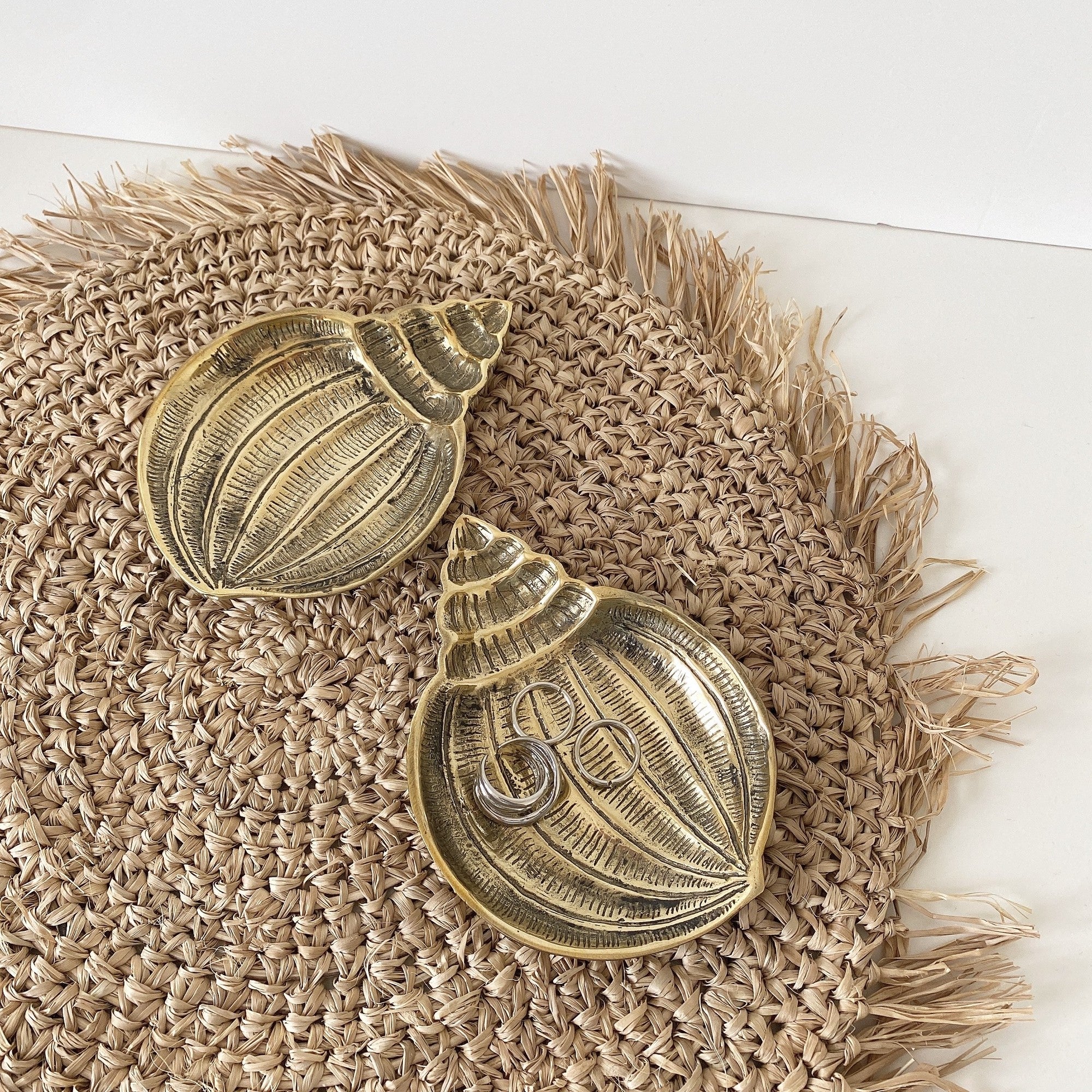 [即納可]shell gold tray