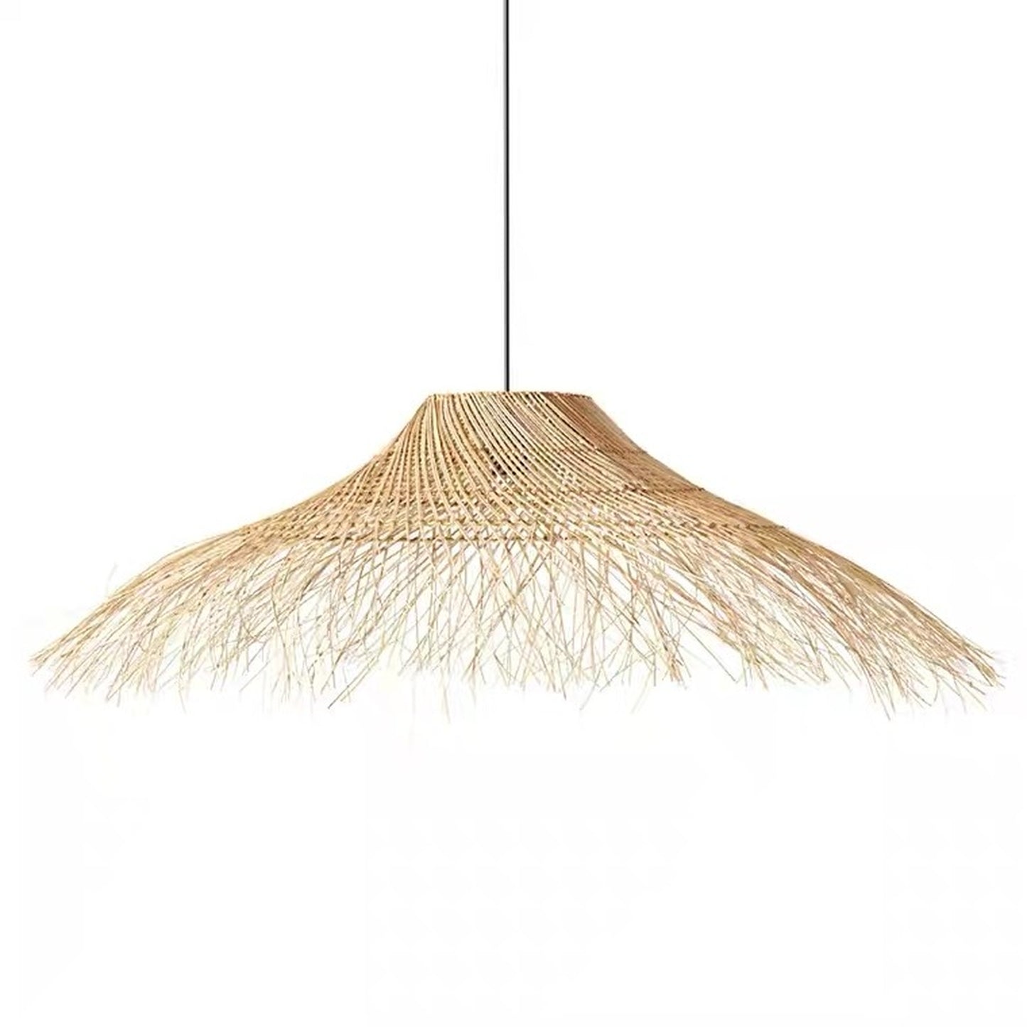 rattan pendant shade