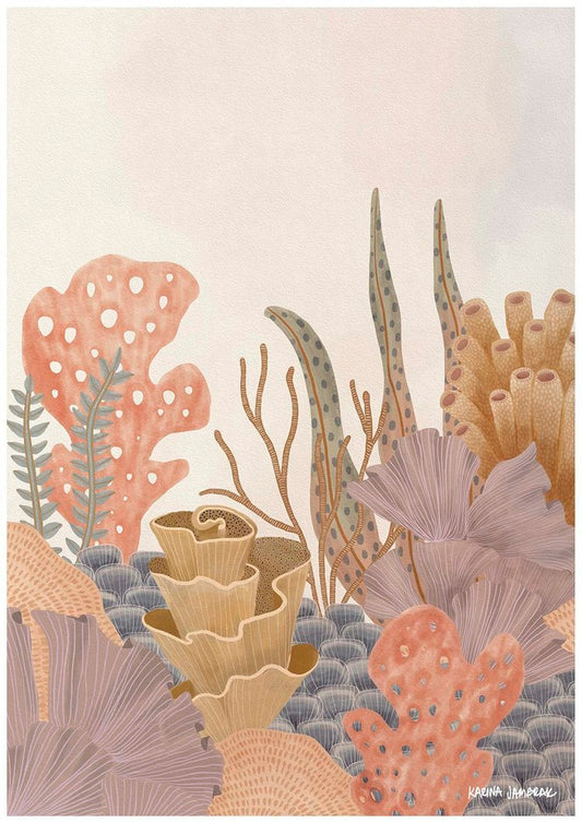 【karina jambrak art】pastel reef Ⅰ