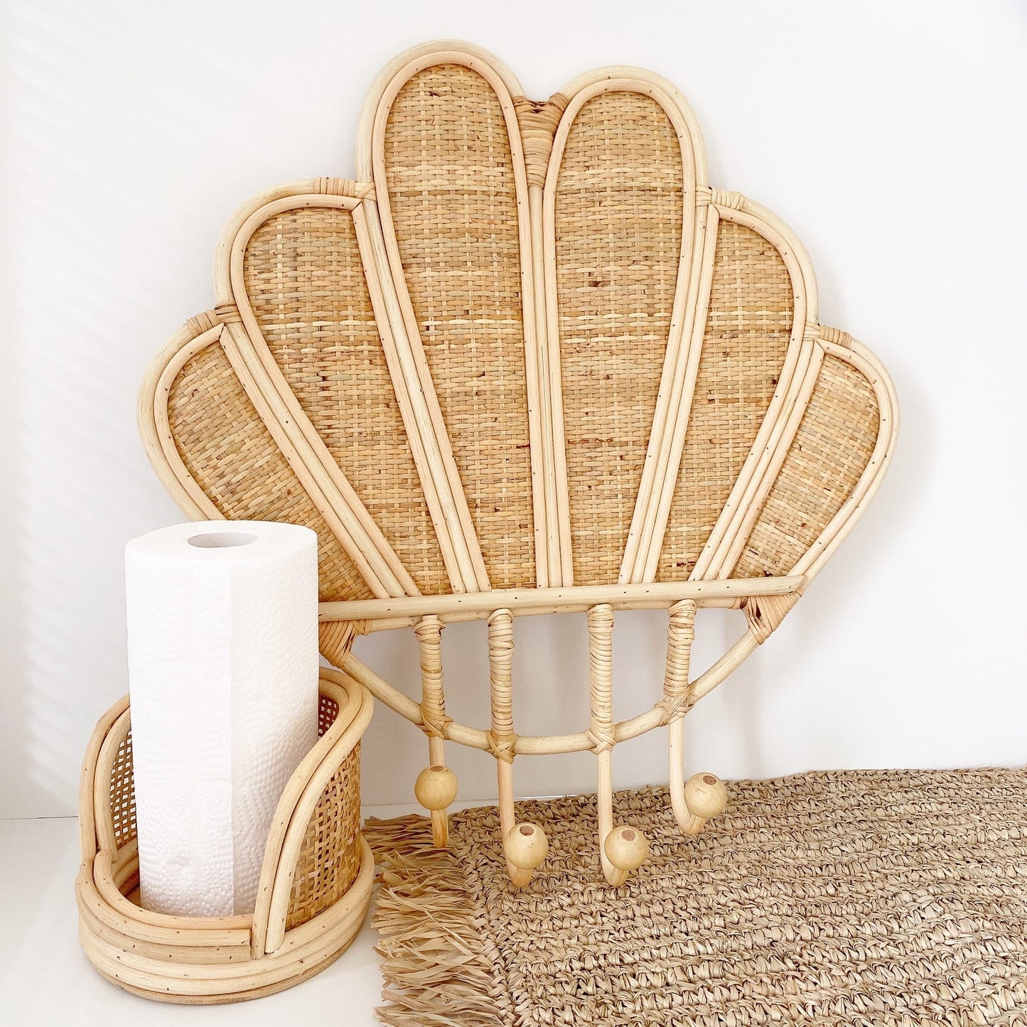 rattan tissue holder