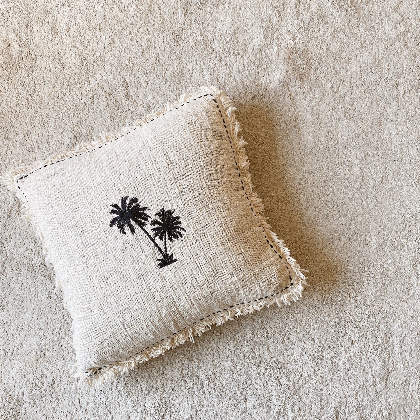 palm tree cushion cover