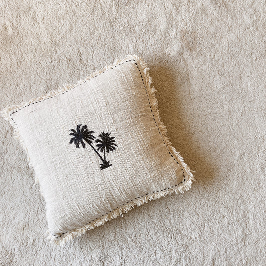 palm tree cushion cover