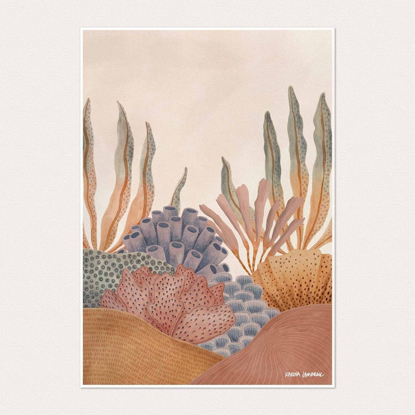 【karina jambrak art】pastel reef Ⅱ