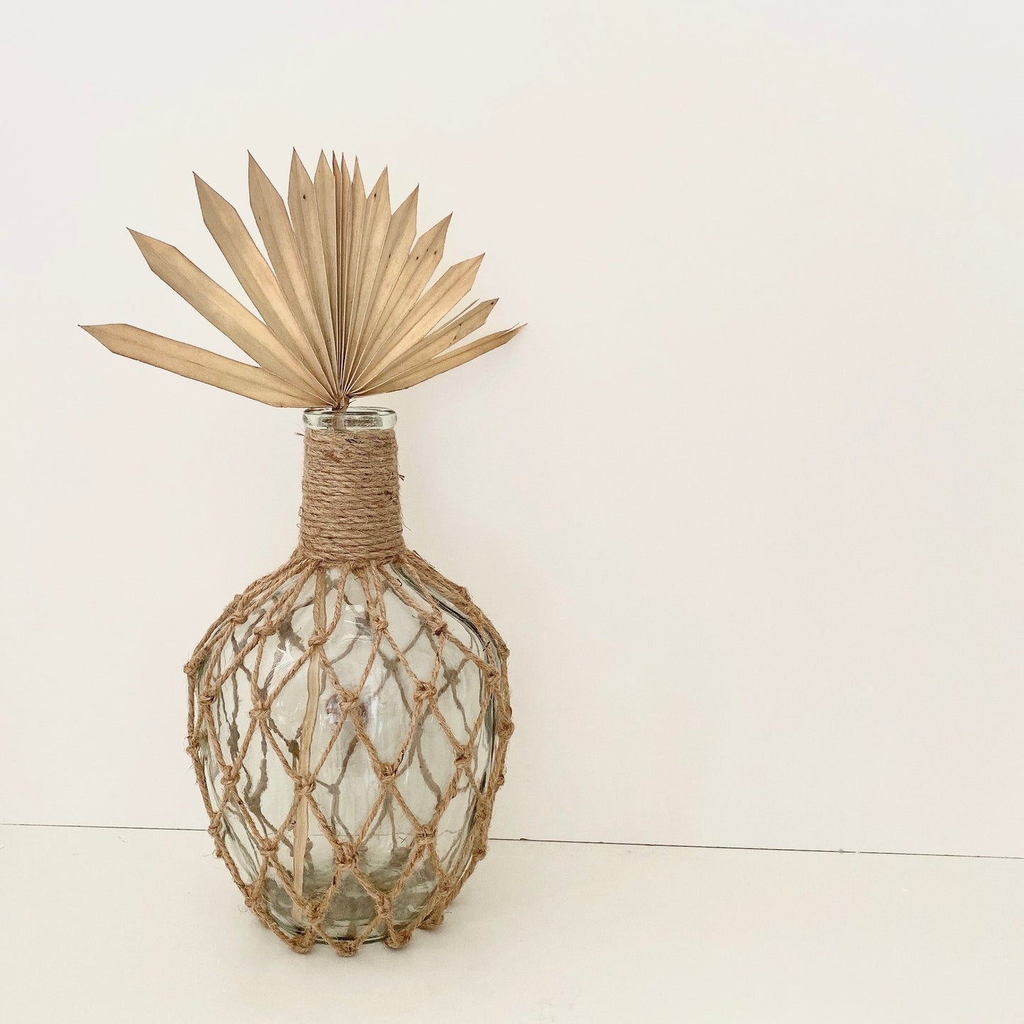 jute grass flower vase