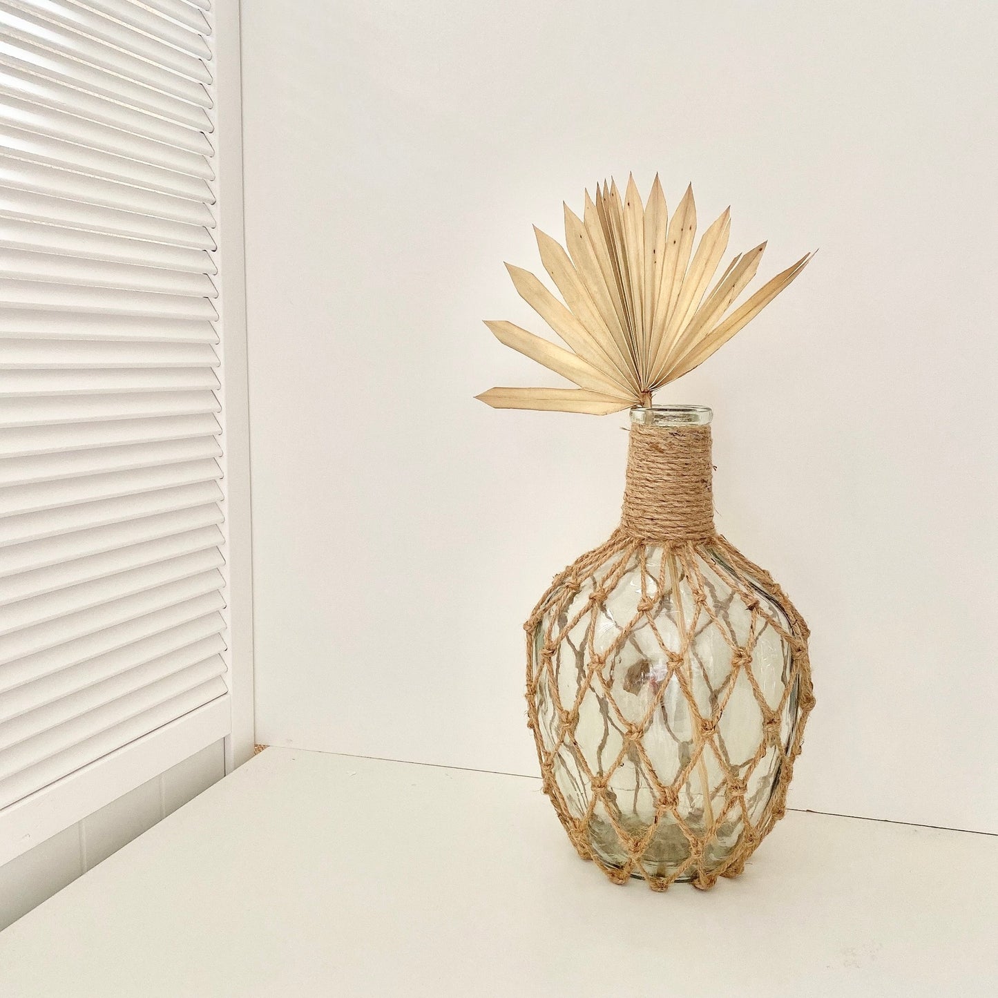 jute grass flower vase